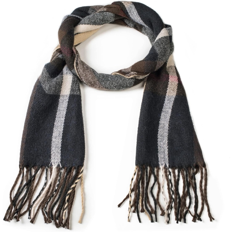 Alpine Swiss Mens Plaid Scarf Softer Than Cashmere Scarves Winter Shawl - Image 4